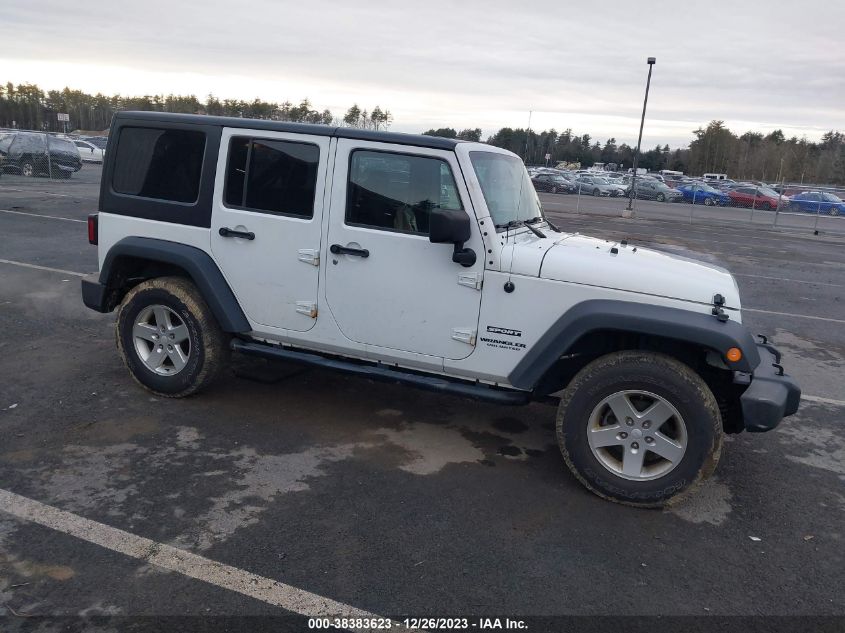 2017 Jeep Wrangler Unlimited Sport 4X4 VIN: 1C4HJWDG6HL592153 Lot: 38383623