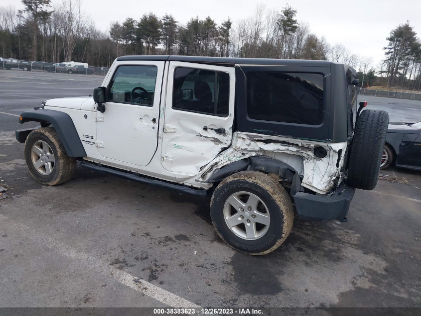 2017 Jeep Wrangler Unlimited Sport 4X4 VIN: 1C4HJWDG6HL592153 Lot: 38383623