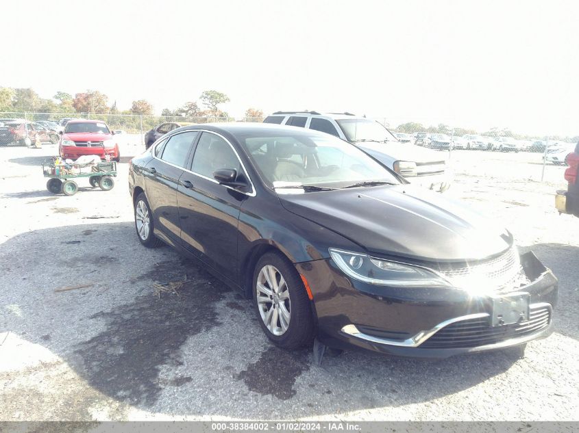 2015 Chrysler 200 Limited VIN: 1C3CCCAB3FN665707 Lot: 38384002