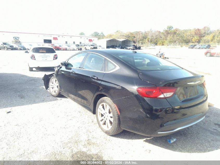 2015 Chrysler 200 Limited VIN: 1C3CCCAB3FN665707 Lot: 38384002