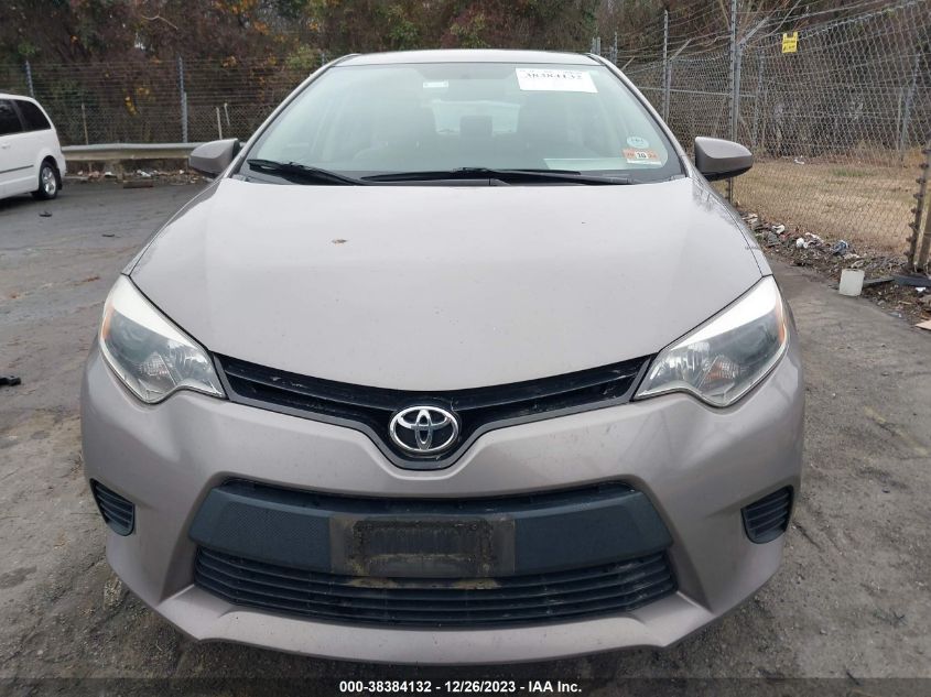 2014 Toyota Corolla Le VIN: 2T1BURHE6EC031221 Lot: 38384132