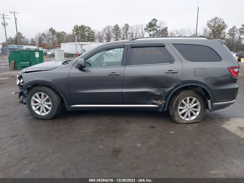 2015 Dodge Durango Sxt VIN: 1C4RDJAG2FC851088 Lot: 38384216