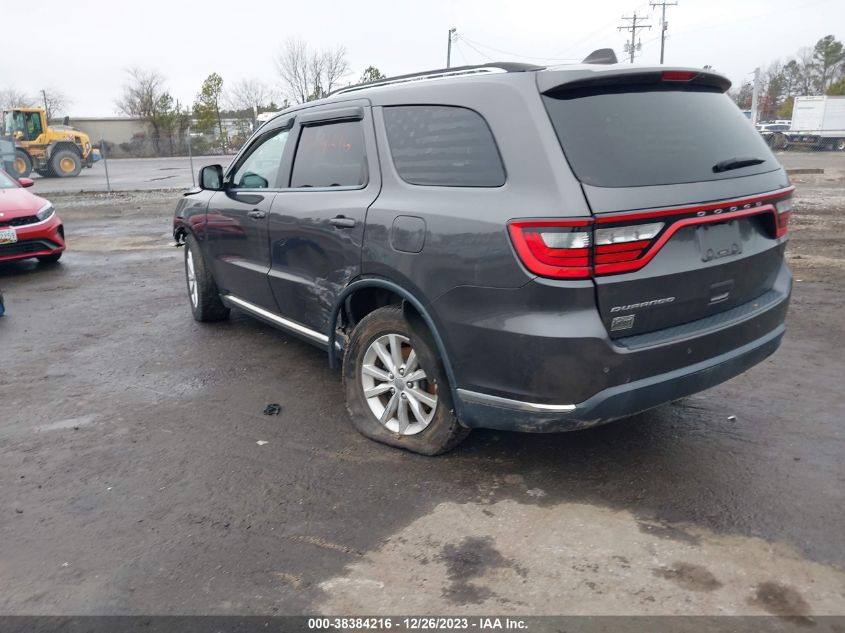 2015 Dodge Durango Sxt VIN: 1C4RDJAG2FC851088 Lot: 38384216