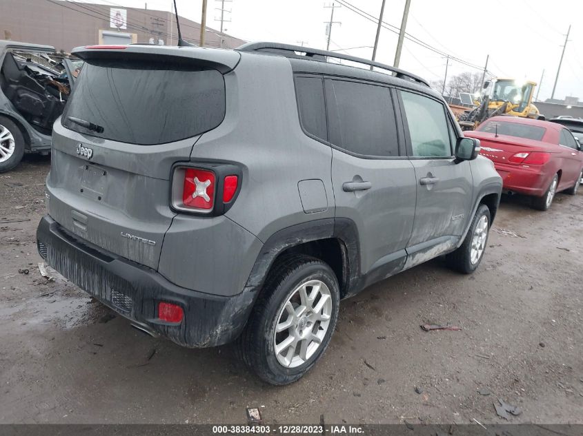 2021 Jeep Renegade Limited 4X4 VIN: ZACNJDD13MPM30180 Lot: 38384303