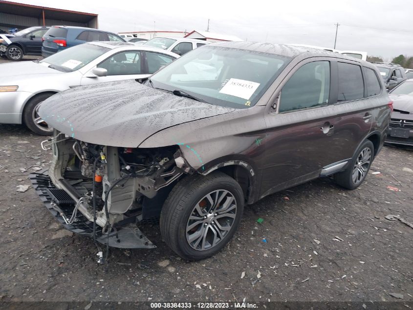 2017 Mitsubishi Outlander Es VIN: JA4AD2A39HZ000335 Lot: 38384333