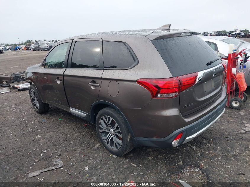 2017 Mitsubishi Outlander Es VIN: JA4AD2A39HZ000335 Lot: 38384333