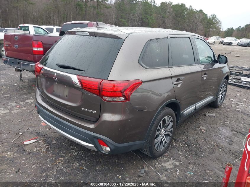 2017 Mitsubishi Outlander Es VIN: JA4AD2A39HZ000335 Lot: 38384333