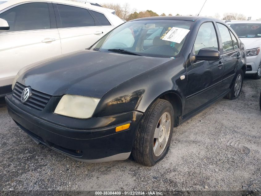 2002 Volkswagen Jetta Gls VIN: 3VWSB69M32M039688 Lot: 38384408