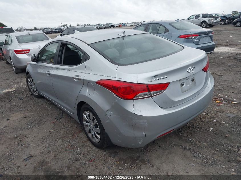 2013 Hyundai Elantra Gls VIN: 5NPDH4AE2DH202519 Lot: 38384432