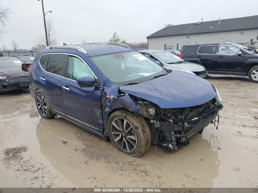 2019 Nissan Rogue Sl VIN: 5N1AT2MT5KC784233 Lot: 38385269