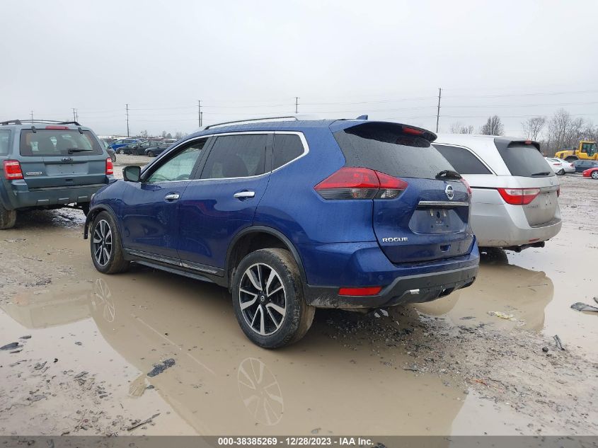 2019 Nissan Rogue Sl VIN: 5N1AT2MT5KC784233 Lot: 38385269