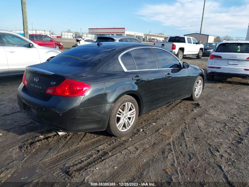 2012 Infiniti G37 Journey VIN: JN1CV6AP0CM625821 Lot: 38385385