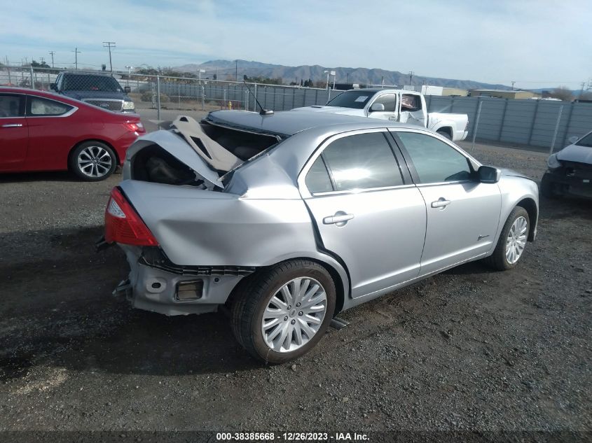 2010 Ford Fusion Hybrid VIN: 3FADP0L34AR418815 Lot: 38385668