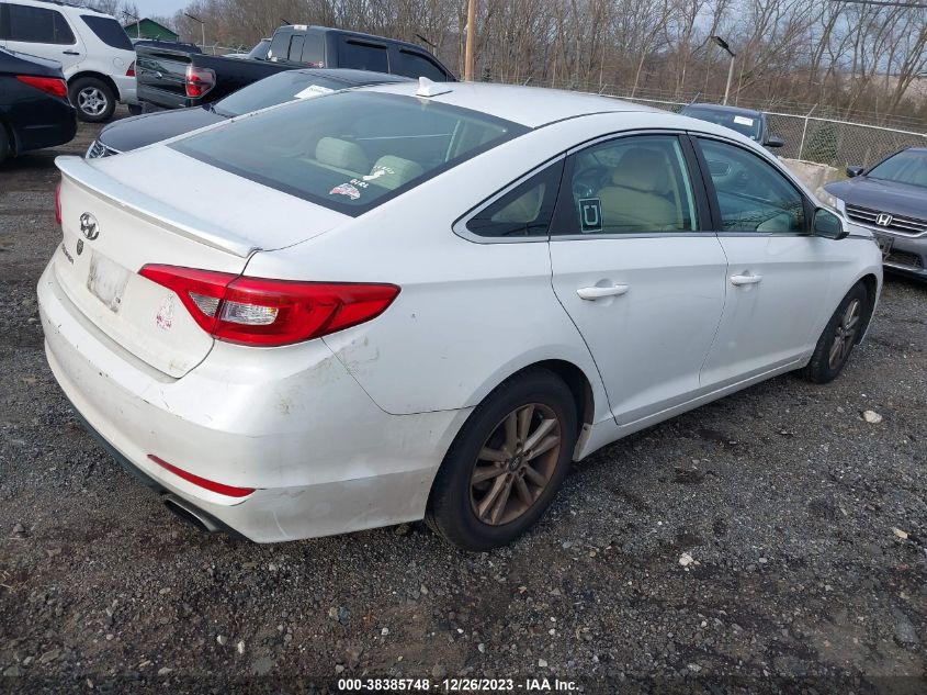 2015 Hyundai Sonata Se VIN: 5NPE24AF5FH020654 Lot: 38385748