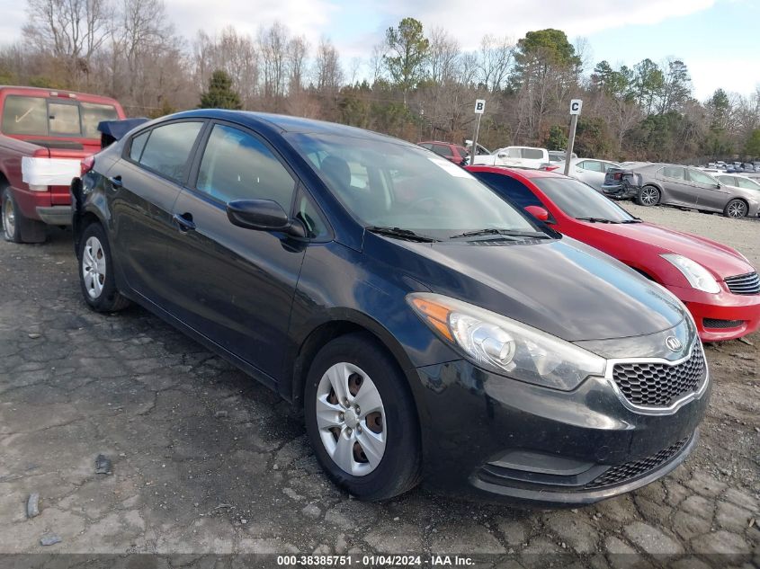 2014 Kia Forte Lx VIN: KNAFK4A68E5215809 Lot: 38385751