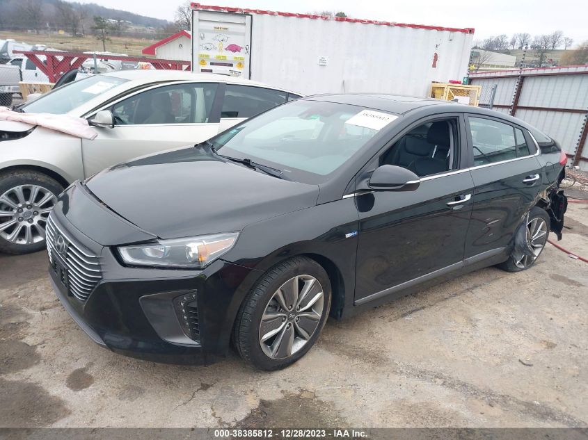2019 Hyundai Ioniq Hybrid Limited VIN: KMHC05LC6KU119338 Lot: 38385812