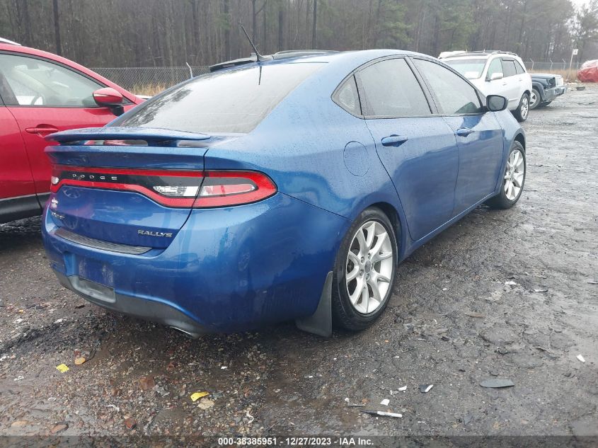 2013 Dodge Dart Sxt/Rallye VIN: 1C3CDFBA9DD181922 Lot: 38385951