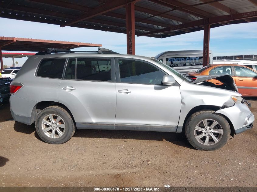 2011 Toyota Highlander Base V6 VIN: 5TDBK3EH9BS089005 Lot: 38386170