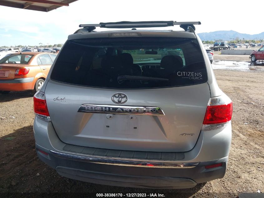 2011 Toyota Highlander Base V6 VIN: 5TDBK3EH9BS089005 Lot: 38386170