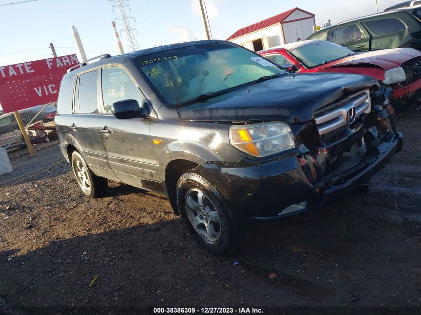 2006 Honda Pilot Ex-L VIN: 2HKYF18556H552886 Lot: 38386309