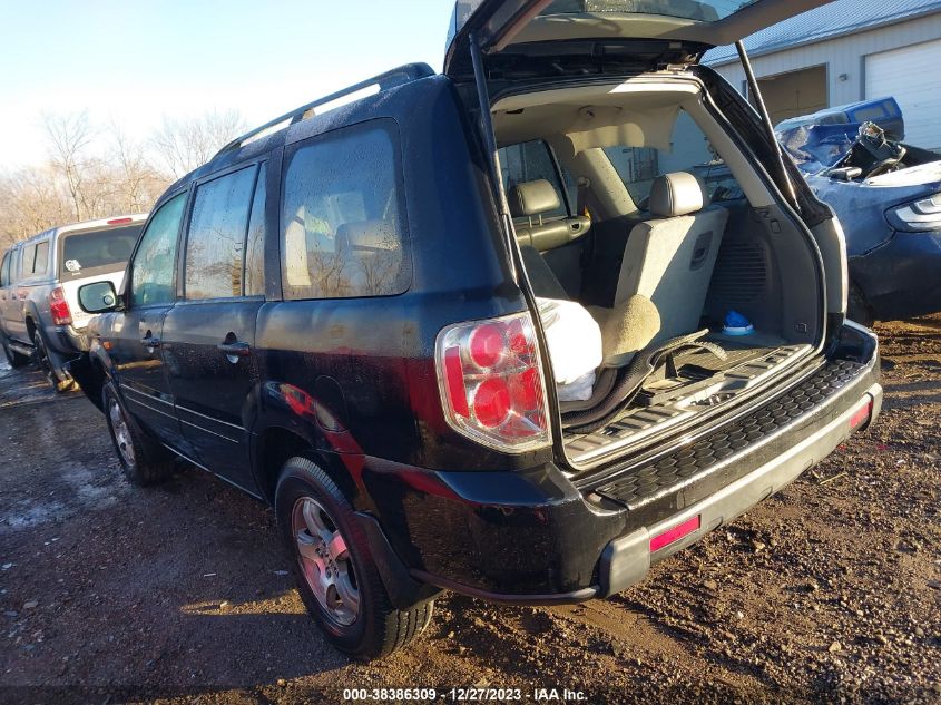 2006 Honda Pilot Ex-L VIN: 2HKYF18556H552886 Lot: 38386309