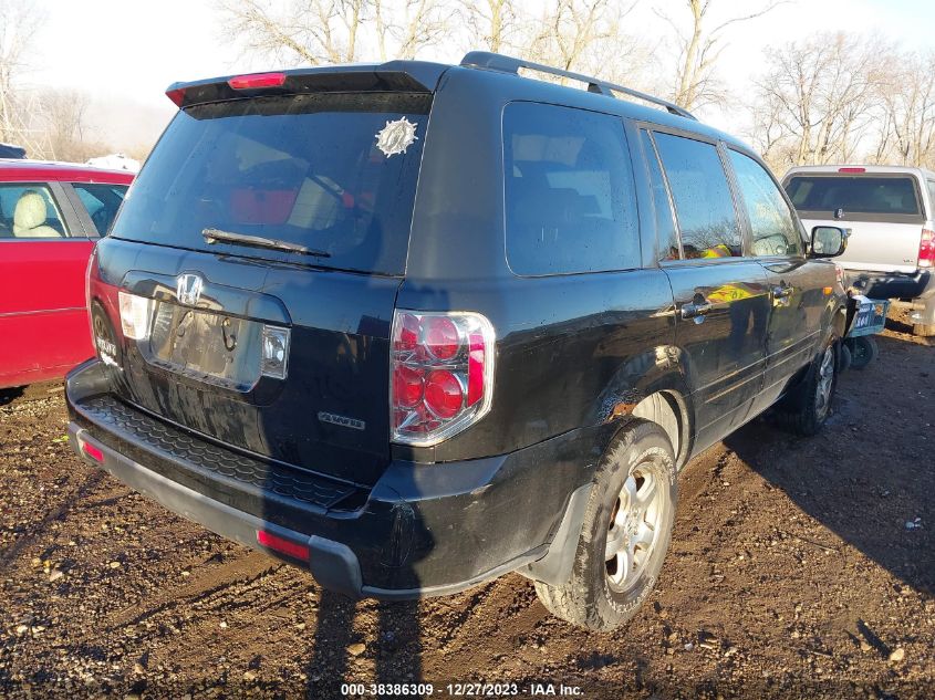 2006 Honda Pilot Ex-L VIN: 2HKYF18556H552886 Lot: 38386309