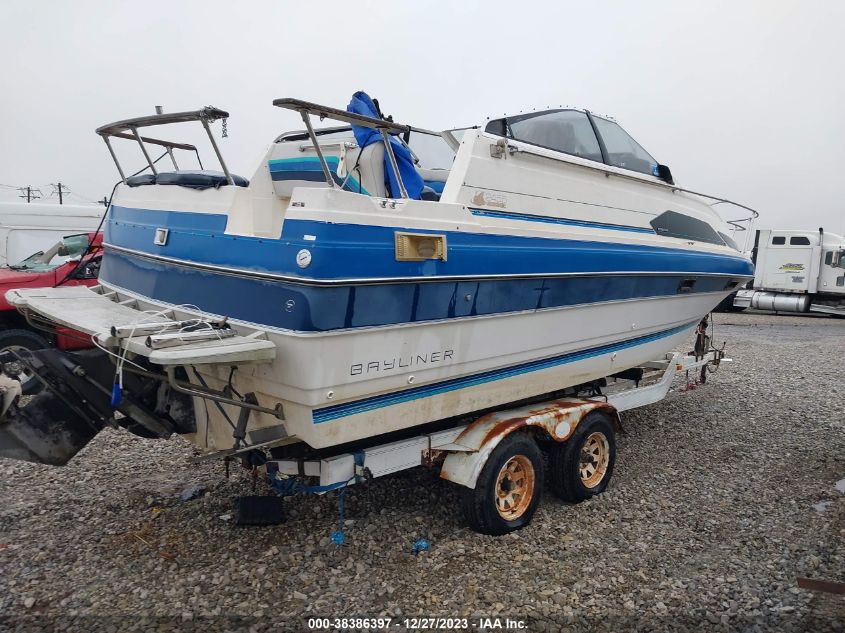 1988 Bayliner 24Ft VIN: BP1A10SBF788 Lot: 38386397