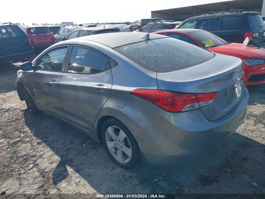 2013 Hyundai Elantra Gls (Ulsan Plant) VIN: KMHDH4AE0DU672291 Lot: 38386604