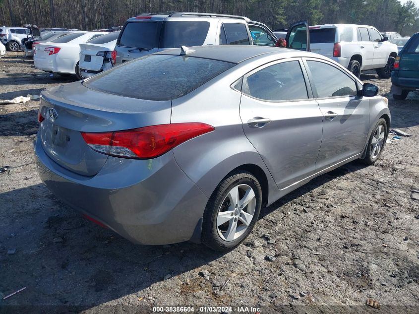 2013 Hyundai Elantra Gls (Ulsan Plant) VIN: KMHDH4AE0DU672291 Lot: 38386604