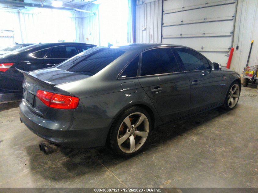 2015 Audi S4 3.0T Premium Plus VIN: WAUBGAFL1FA004683 Lot: 38387121