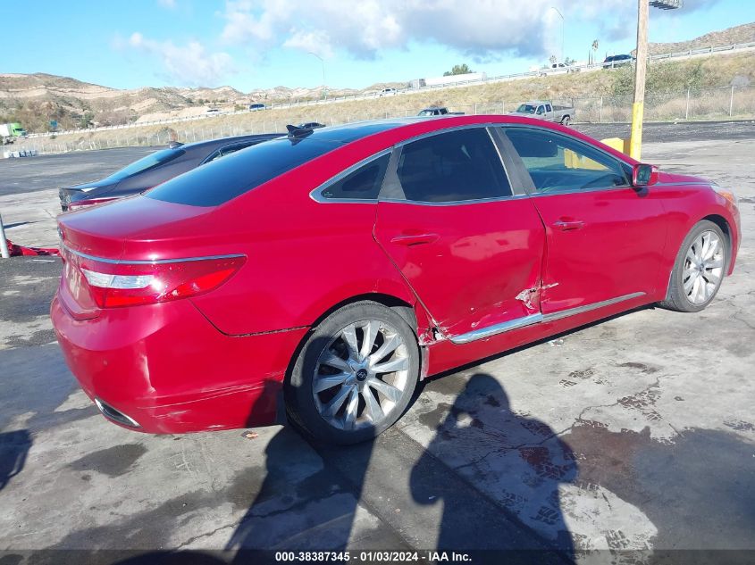 2013 Hyundai Azera VIN: KMHFH4JG2DA201738 Lot: 38387345