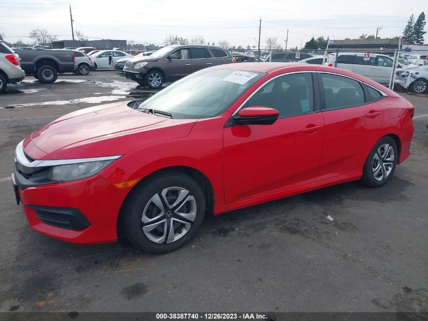 2016 Honda Civic Lx VIN: 2HGFC2F53GH537808 Lot: 38387740