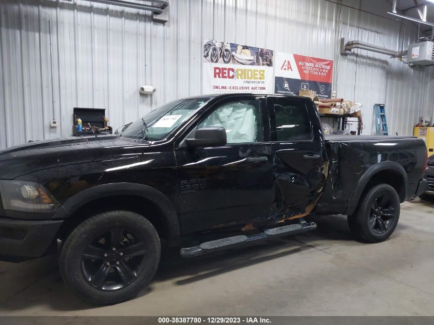 2022 Ram 1500 Classic Warlock Quad Cab 4X4 6'4 Box VIN: 1C6RR7GG2NS226813 Lot: 38387780