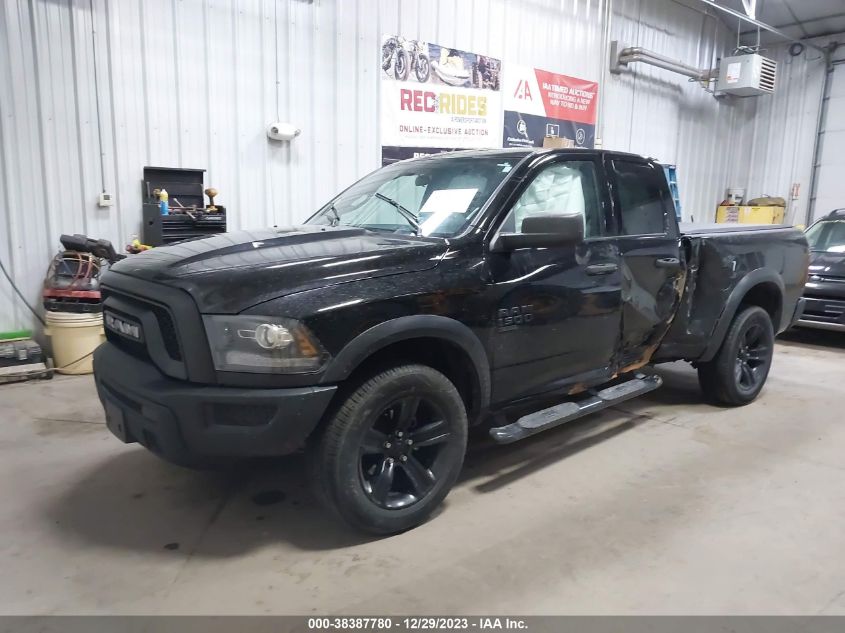 2022 Ram 1500 Classic Warlock Quad Cab 4X4 6'4 Box VIN: 1C6RR7GG2NS226813 Lot: 38387780