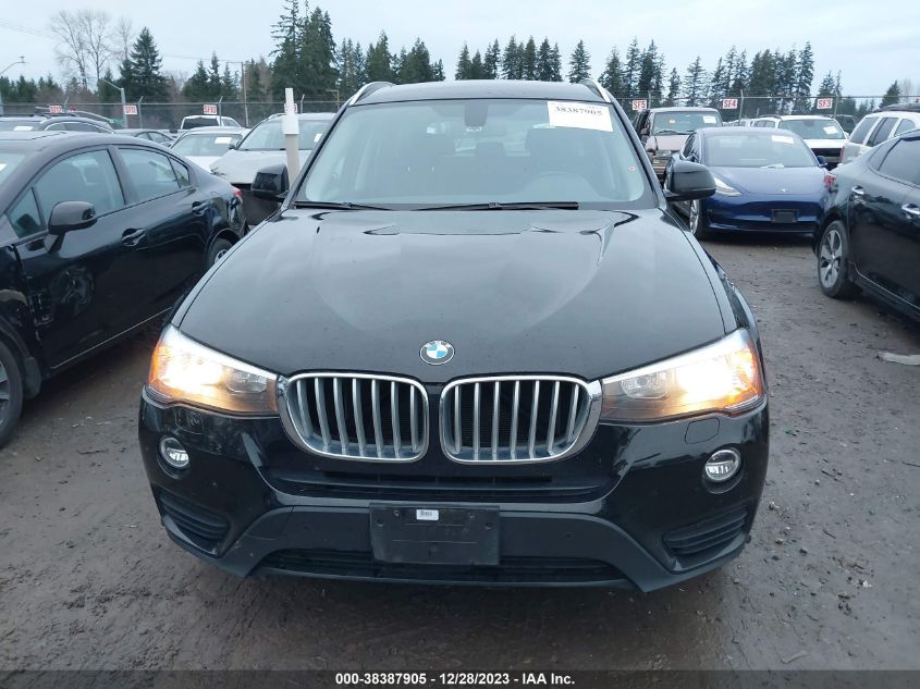 2017 BMW X3 xDrive28I VIN: 5UXWX9C56H0T14036 Lot: 38387905