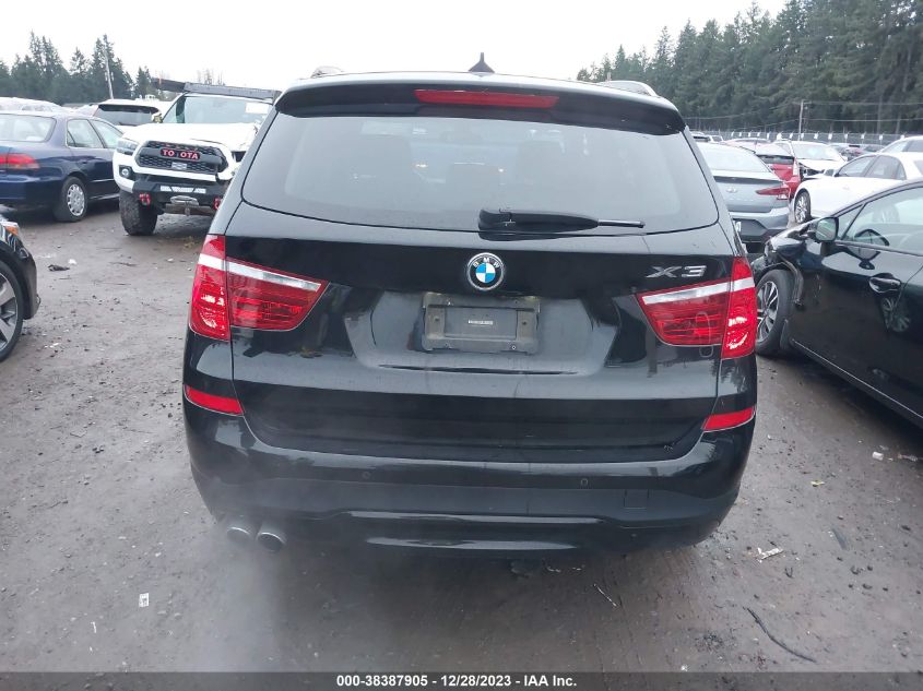 2017 BMW X3 xDrive28I VIN: 5UXWX9C56H0T14036 Lot: 38387905