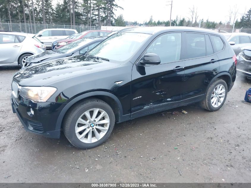 2017 BMW X3 xDrive28I VIN: 5UXWX9C56H0T14036 Lot: 38387905