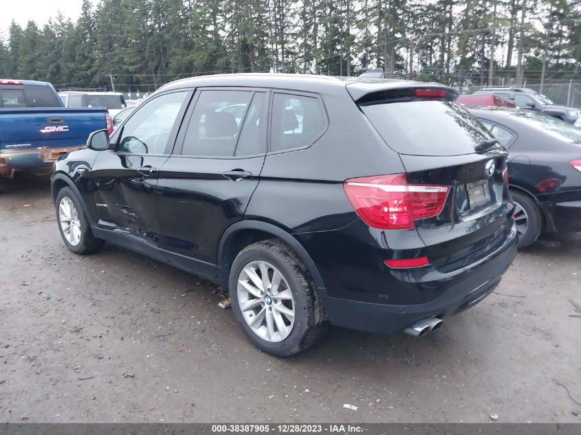 2017 BMW X3 xDrive28I VIN: 5UXWX9C56H0T14036 Lot: 38387905