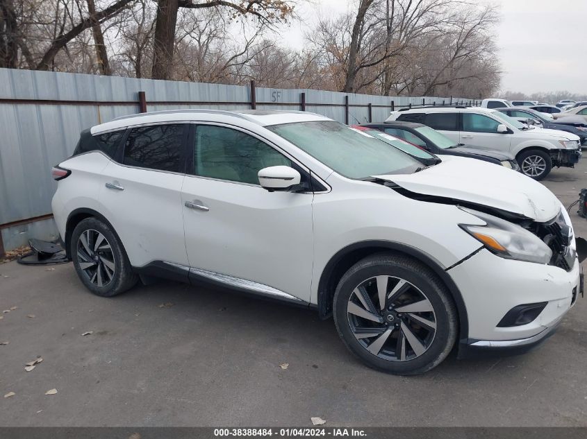 2016 Nissan Murano Platinum/S/Sl/Sv VIN: 5N1AZ2MH7GN114818 Lot: 38388484