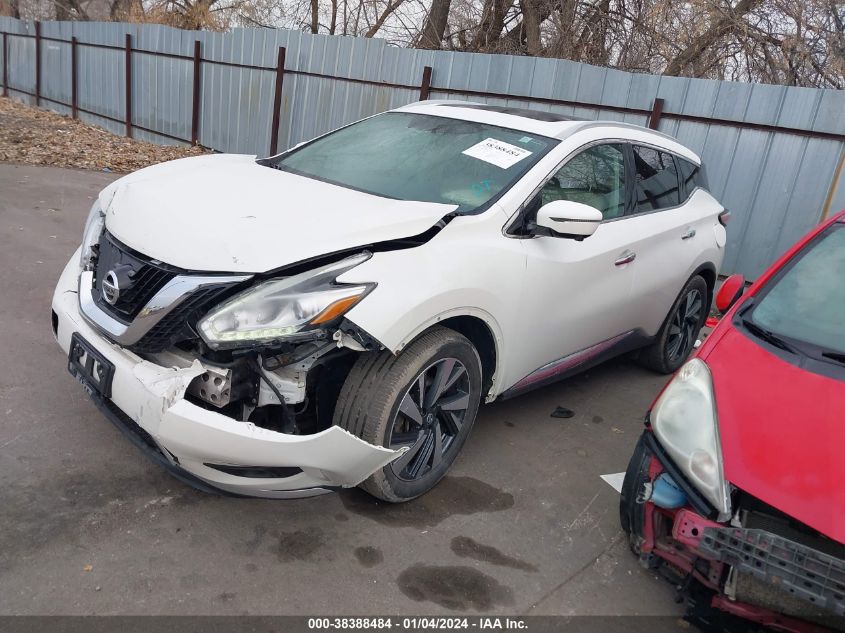 5N1AZ2MH7GN114818 2016 Nissan Murano Platinum/S/Sl/Sv