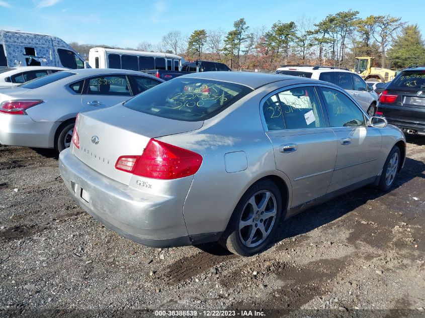 2004 Infiniti G35X VIN: JNKCV51F74M707592 Lot: 38388539