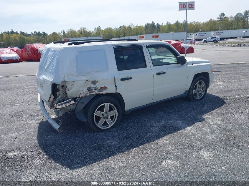 2007 Jeep Patriot Sport VIN: 1J8FT28W57D397769 Lot: 38388577