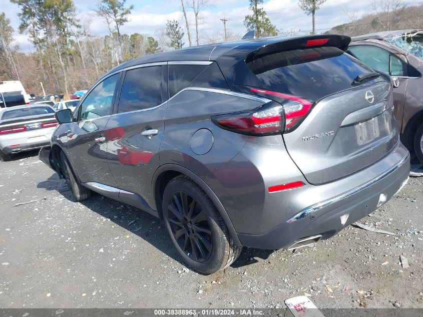 2023 Nissan Murano Sl Intelligent Awd VIN: 5N1AZ2CS3PC130264 Lot: 38388963