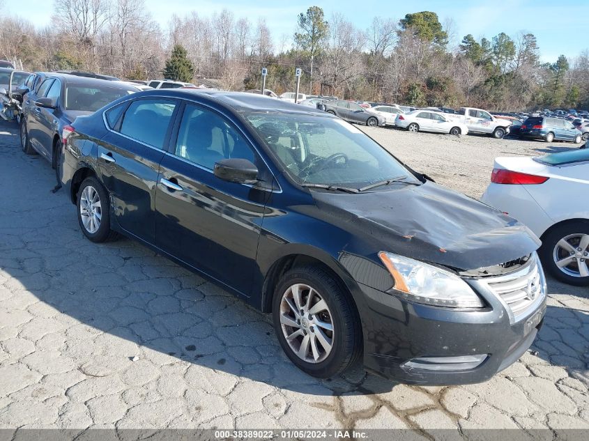 2013 Nissan Sentra S VIN: 3N1AB7AP4DL687370 Lot: 38389022