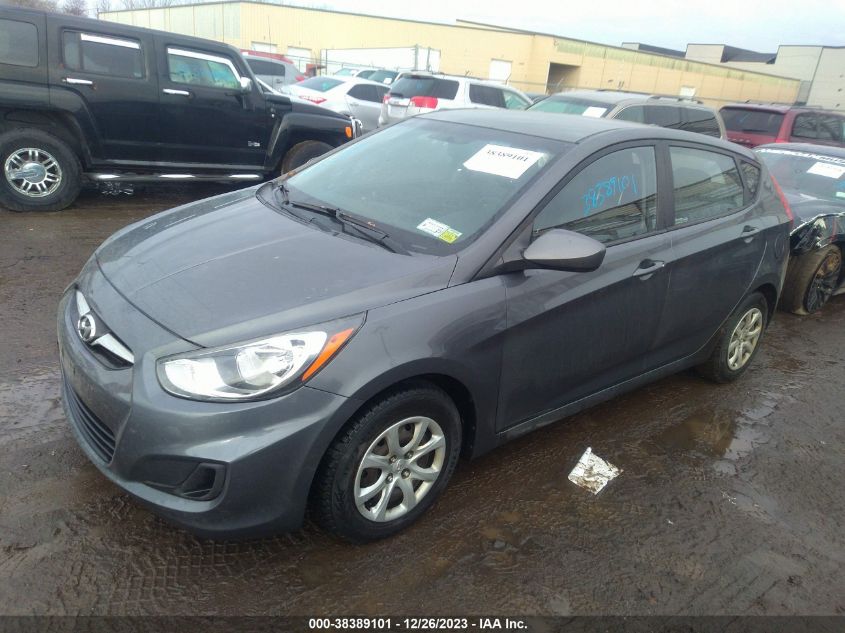 2012 Hyundai Accent Gs VIN: KMHCT5AE9CU052070 Lot: 38389101