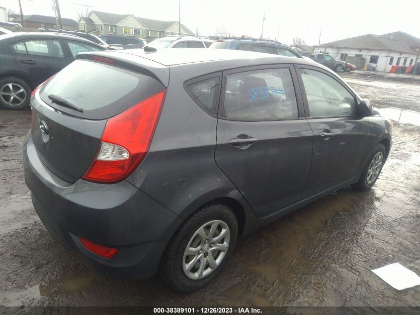 2012 Hyundai Accent Gs VIN: KMHCT5AE9CU052070 Lot: 38389101