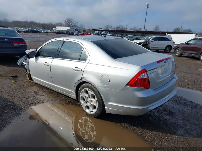 2011 Ford Fusion Se VIN: 3FAHP0HAXBR250608 Lot: 38389160