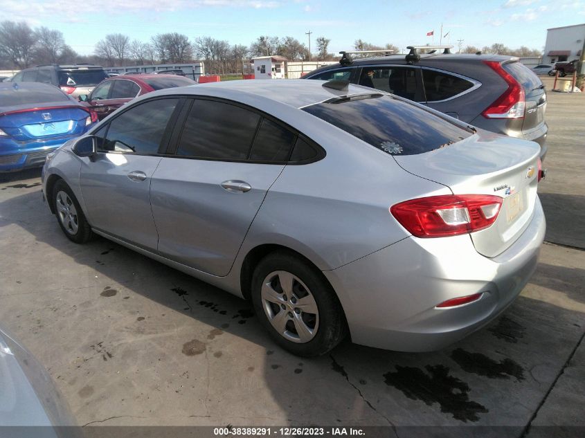 2016 Chevrolet Cruze Ls Auto VIN: 1G1BC5SM1G7320788 Lot: 38389291