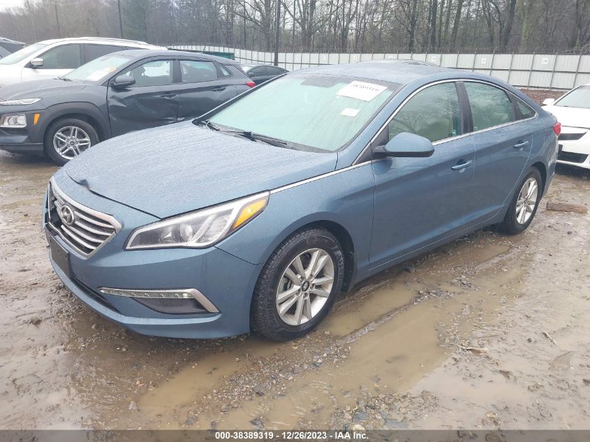 2015 Hyundai Sonata Se VIN: 5NPE24AF8FH203692 Lot: 38389319