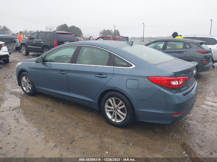 2015 Hyundai Sonata Se VIN: 5NPE24AF8FH203692 Lot: 38389319